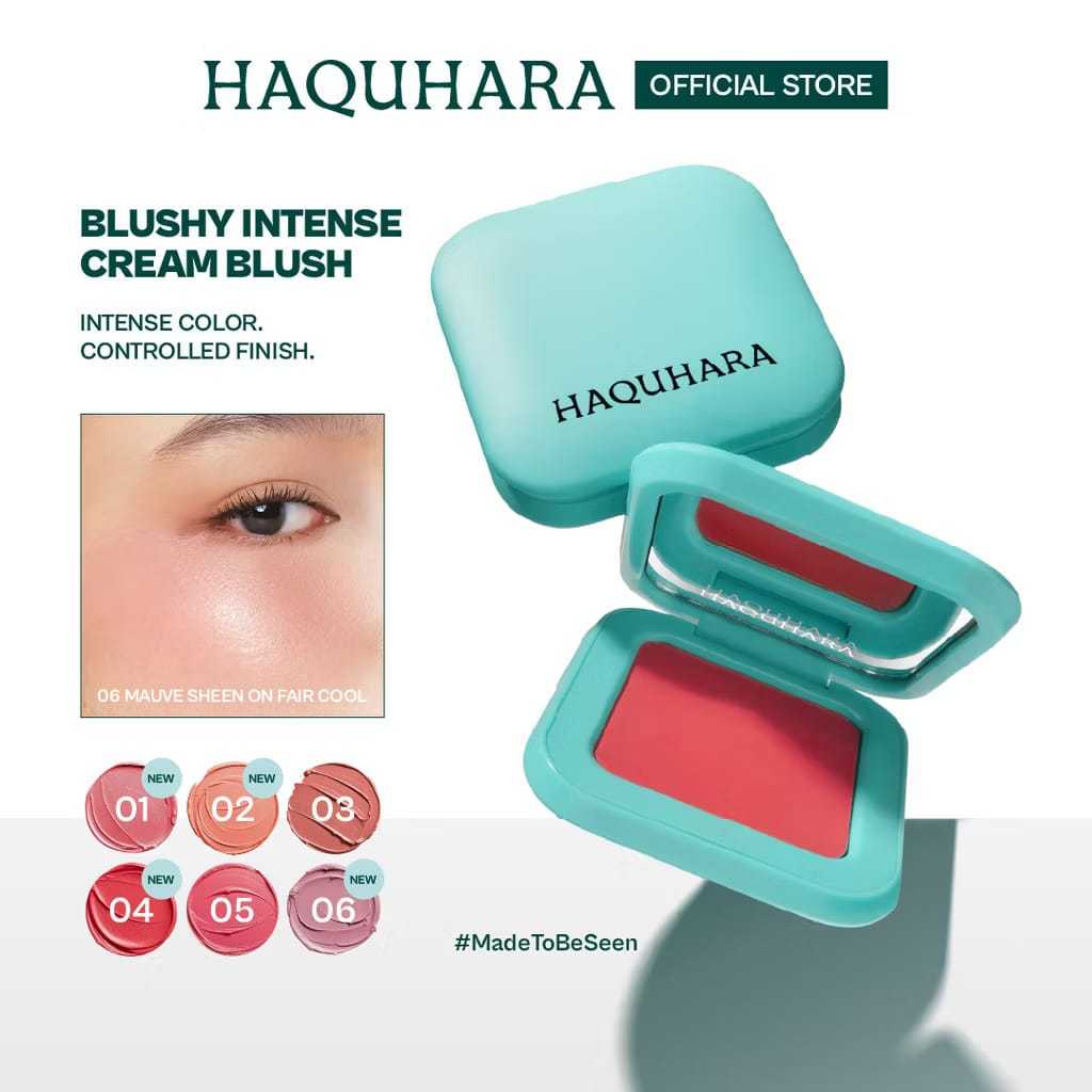 Haquhara Blushy Intense Cream Blush Intensif Color On Hara Blush Tahan Lama Glowing Dewy Perona Mero