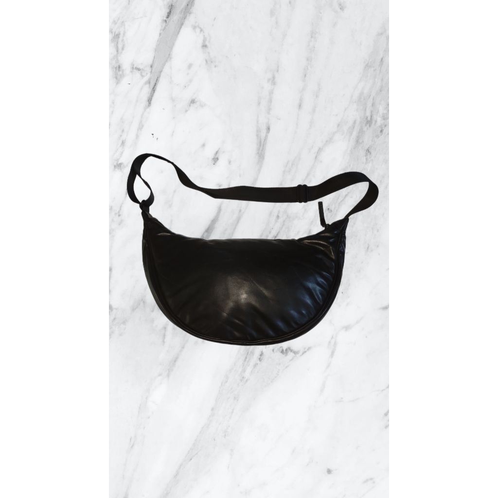 Uniqlo C Faux Leather Round Bag