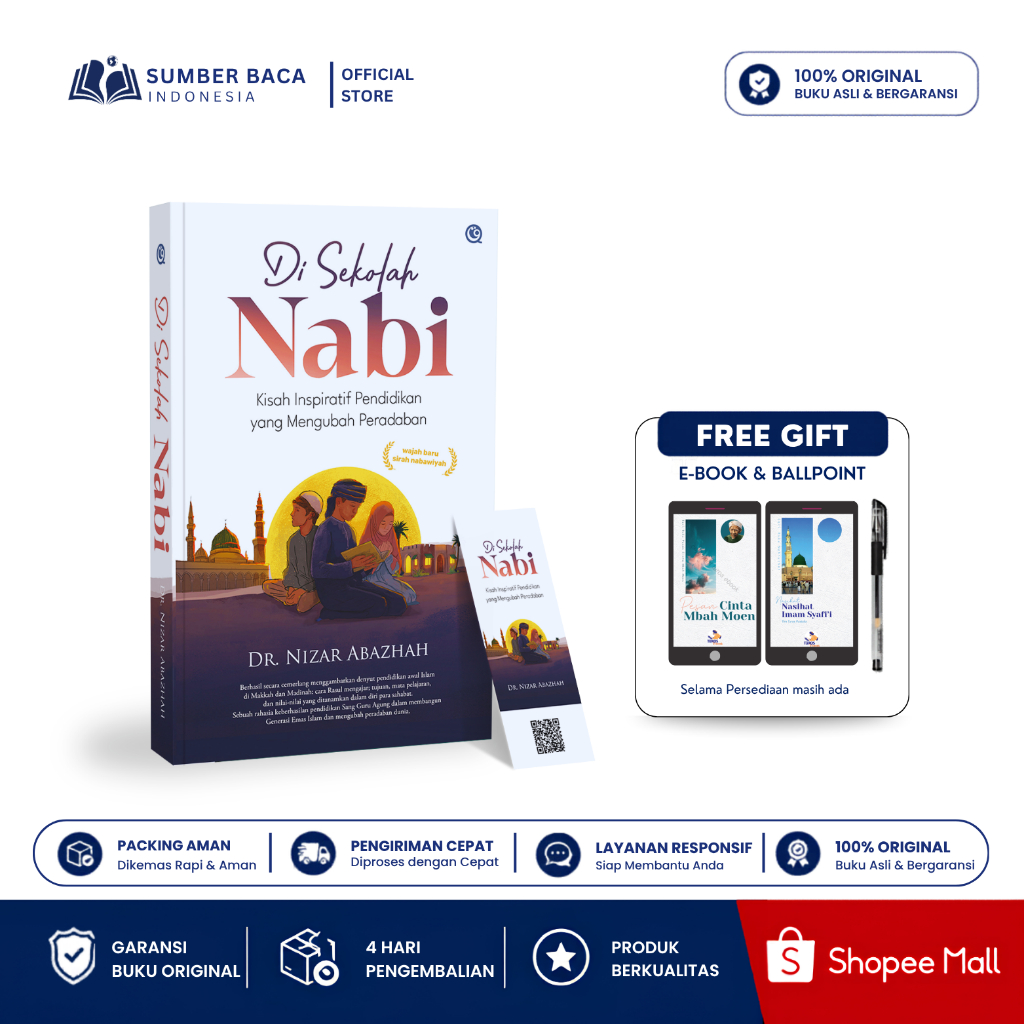 Buku Di Sekolah Nabi | Cara Nabi Mendidik Umat hingga Mengubah Peradaban | Sumber Baca Indonesia