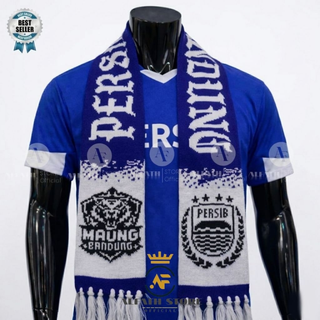 Syal Persib Syal Rajut Persib Bandung Termurah / Premium,