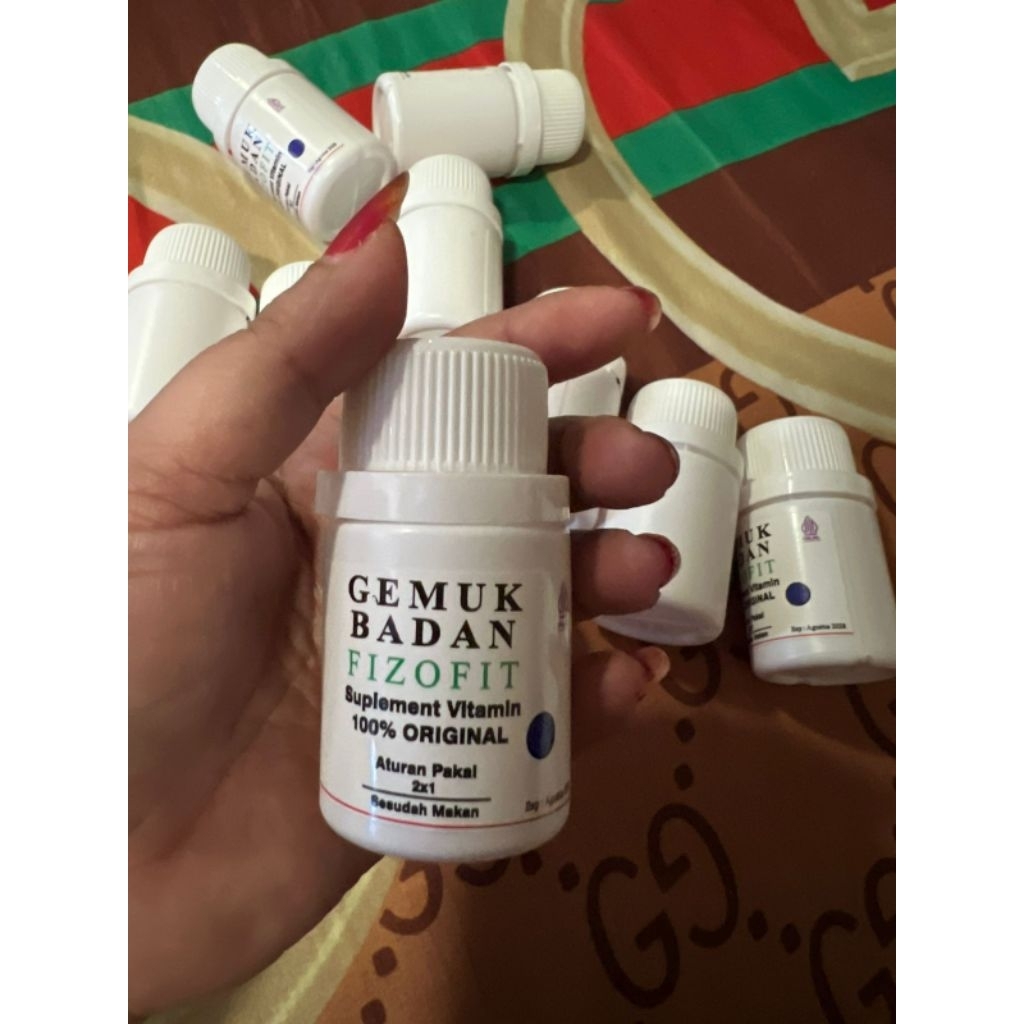 fizofit gemuk badan vitamen isi 30 biru/oren