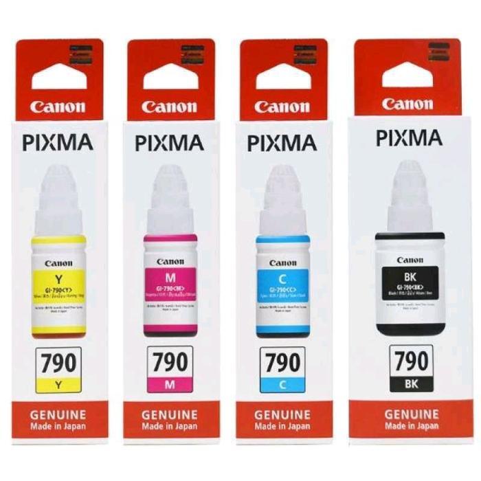 100% ORIGINAL Tinta Canon GI 790 Series CMYK - Tinta Canon G1010 G2010 G3010 G4010