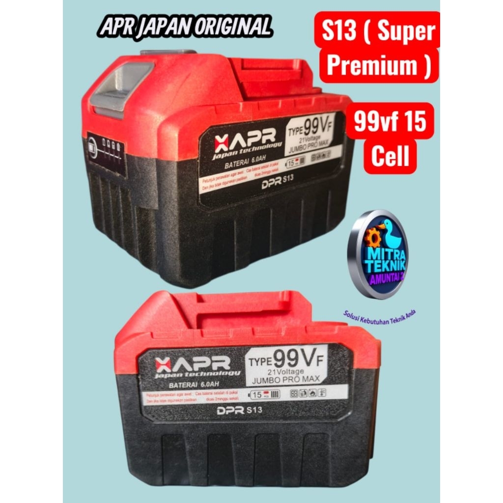 Baterai Bor impack APR JLD Impack LXT Universal 10 dan 15cell