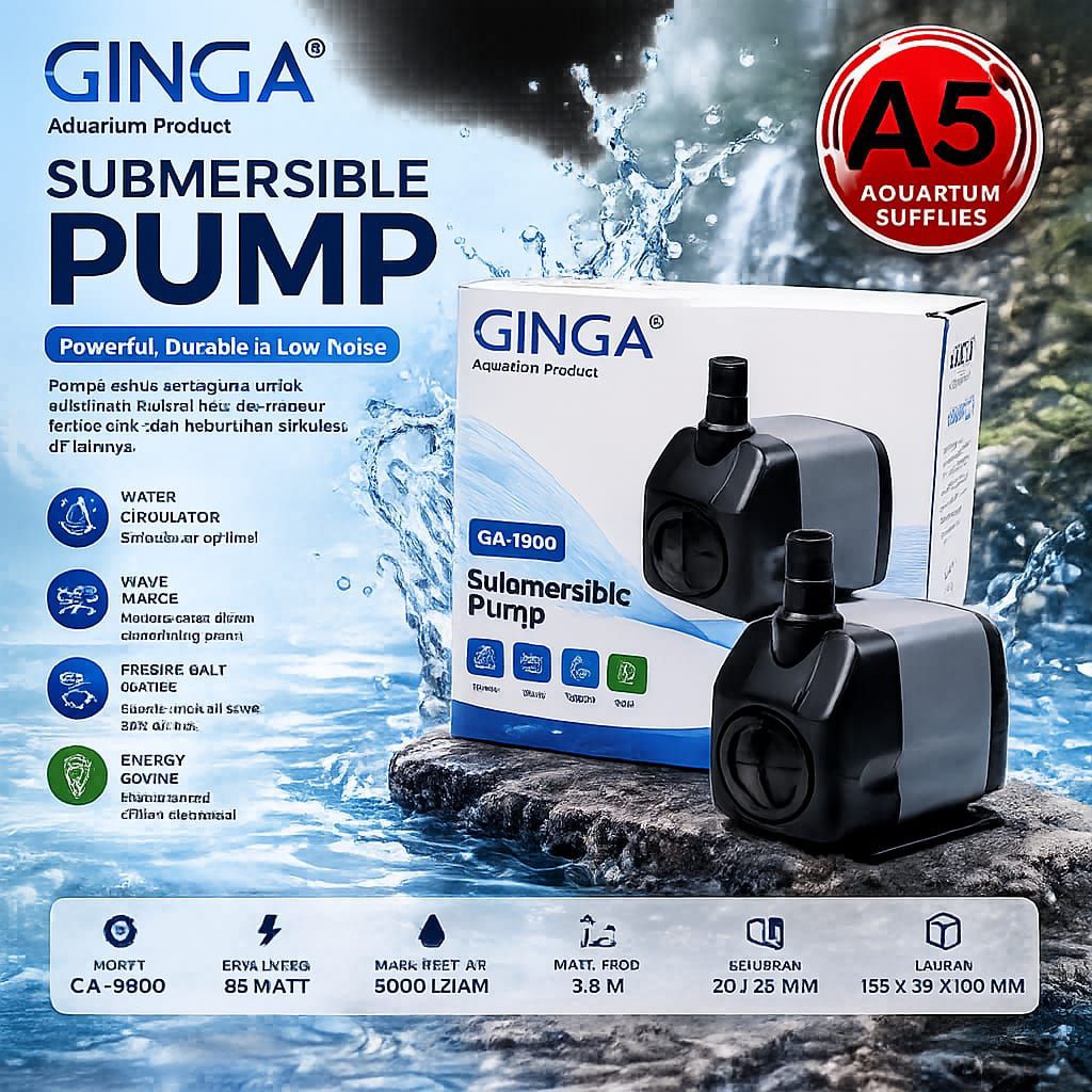 Promo murah Pompa Kolam Submersible GINGA 3900