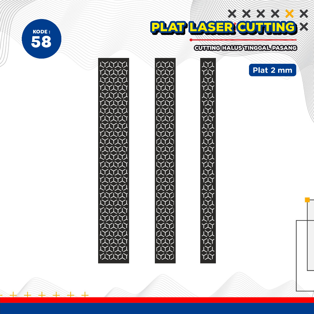 Krawangan Plat Besi, Laser Plat Pagar, Ornamen Pagar, Krawangan, Cnc, Plat Cutting, Laser Cutting Cu
