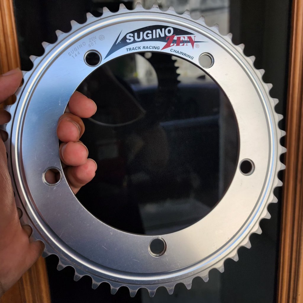 Chainring Sugino Zen 50T + Stem Thomson X2 110mm 10 degree