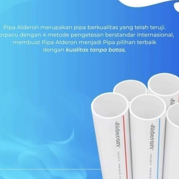 Pipa Paralon Pvc 4" Aw Alderon Terbaru !!!