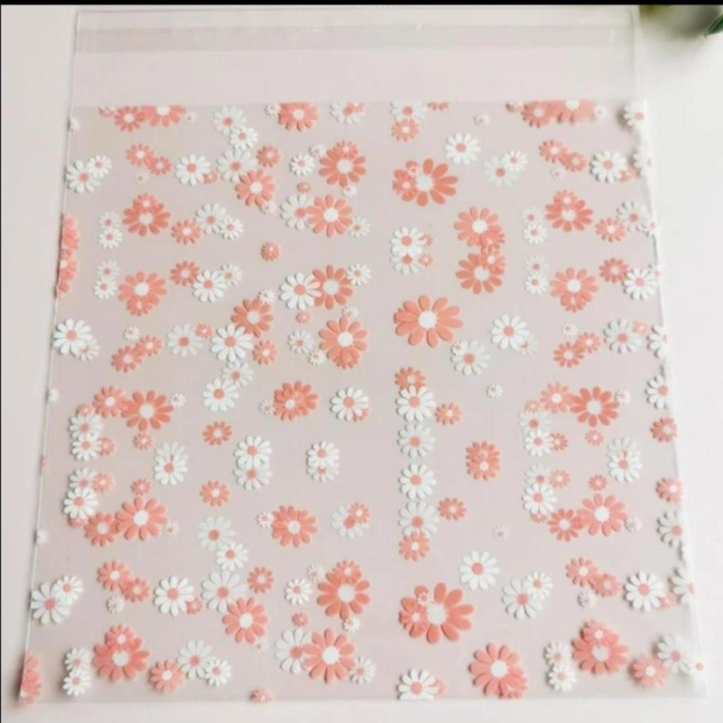 PLASTIK OPP BERSEAL 14X14 ISI 100LBR, COOKIES MOTIF #M