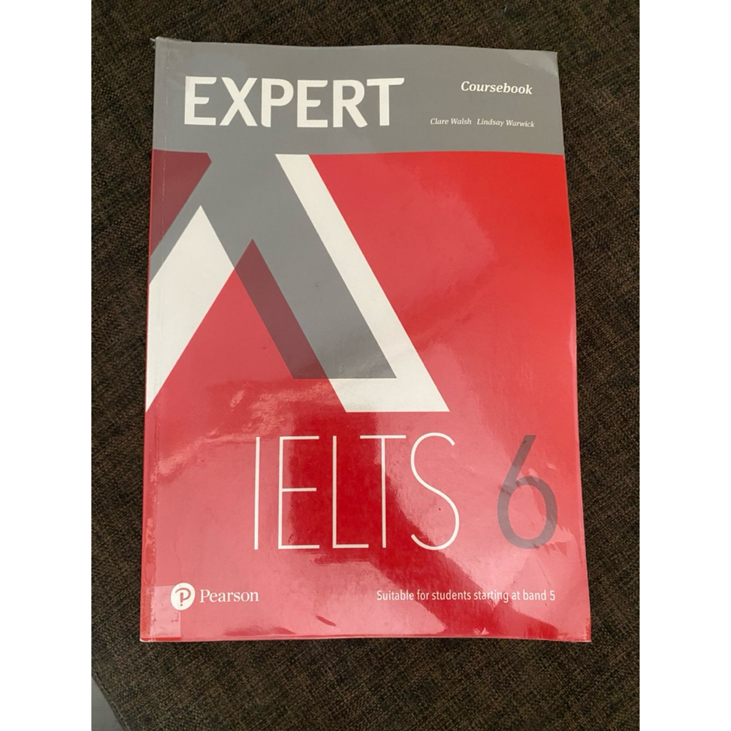 Expert IELTS 6 Pearson Coursebook (Original) + Sampul