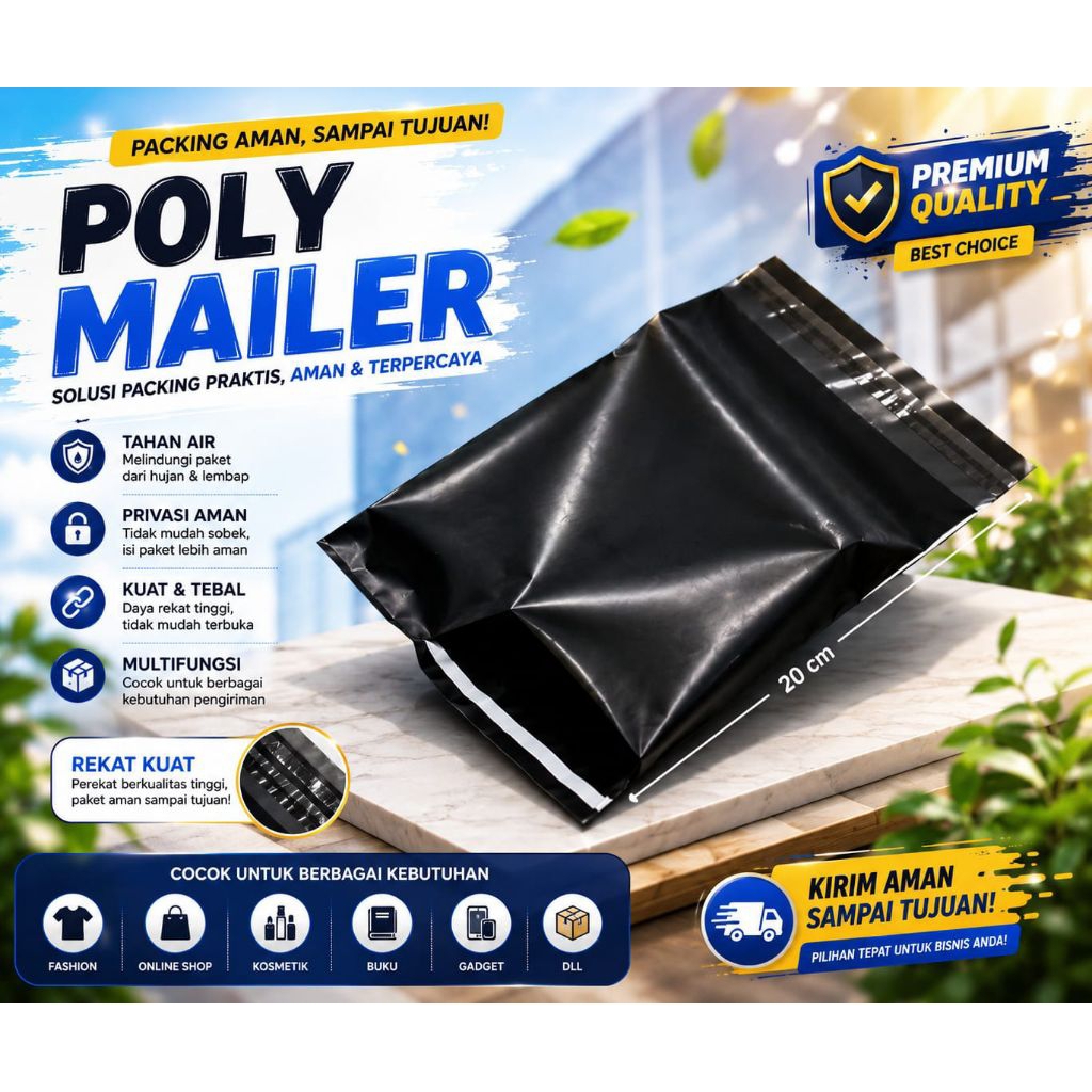 plastik polimer 10x20 atau plastik PP 10x20