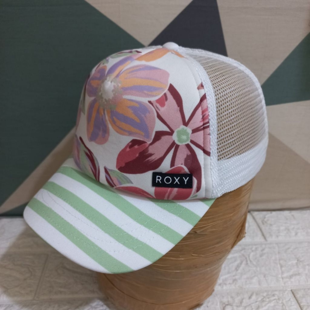 Topi Roxy Trucker Baseball Original Surfing Stok 7837