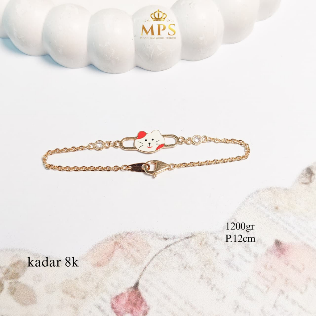puterasokaraja NEW COLLECTION GELANG RANTAI ANAK EMAS ASLI KADAR 8K/375% TOKO EMAS PUTERA SOKARAJA
