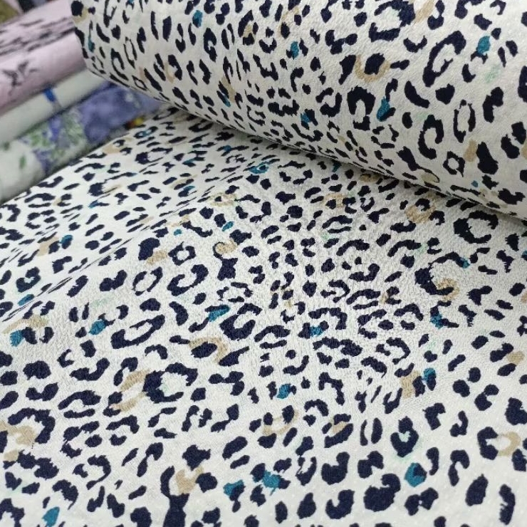 New Kain Katun Rayon Doby Premium Original Quality ll Motif Leopard