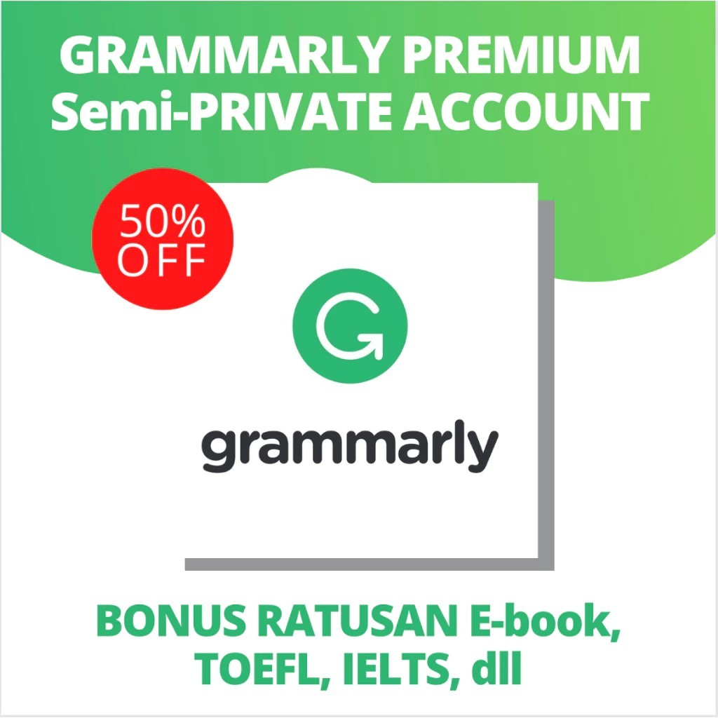 SOFTWARE Grammarly PREMIUM | BERGARANSI FULL