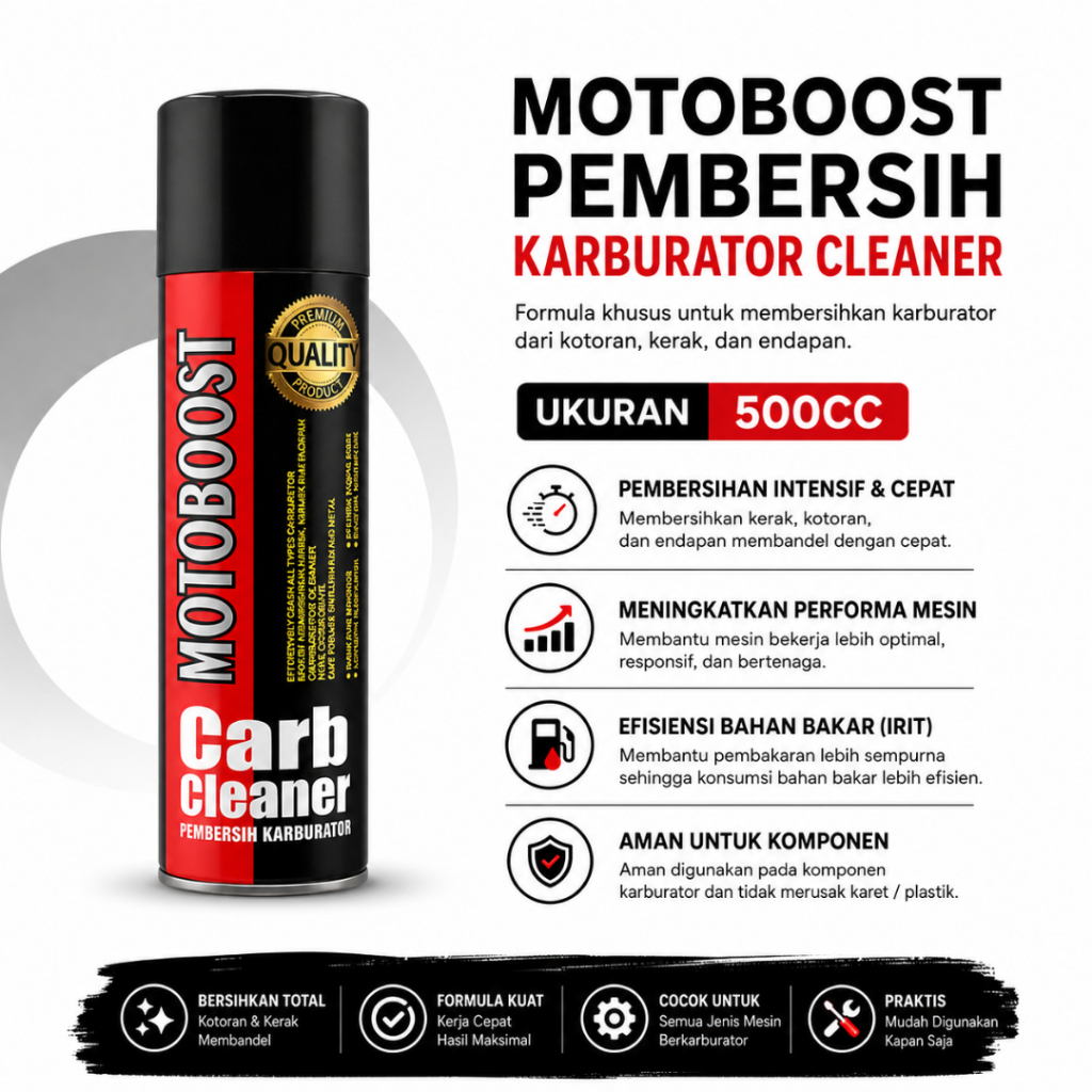 Carbu Cleaner Injector Cleaner Pembersih Karburator Motor 500 CC