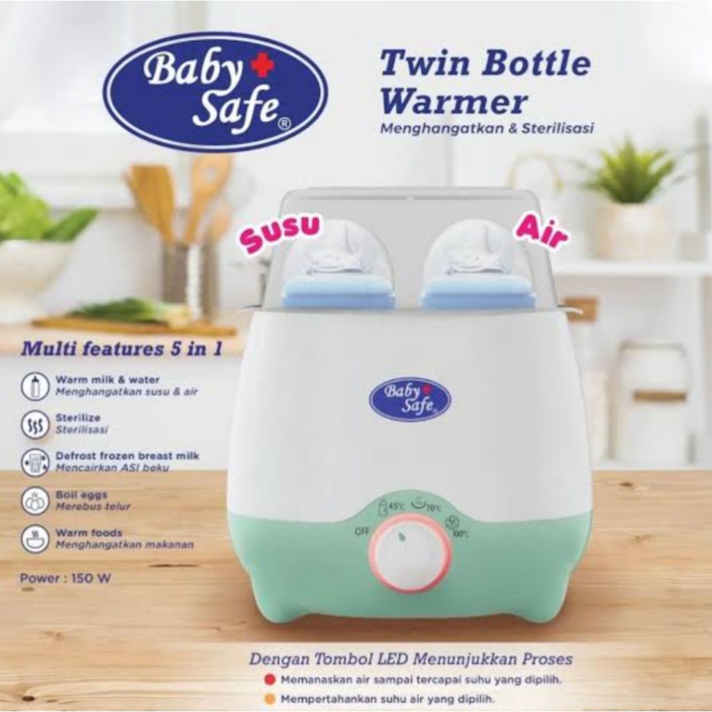 baby safe twin bottle warmer