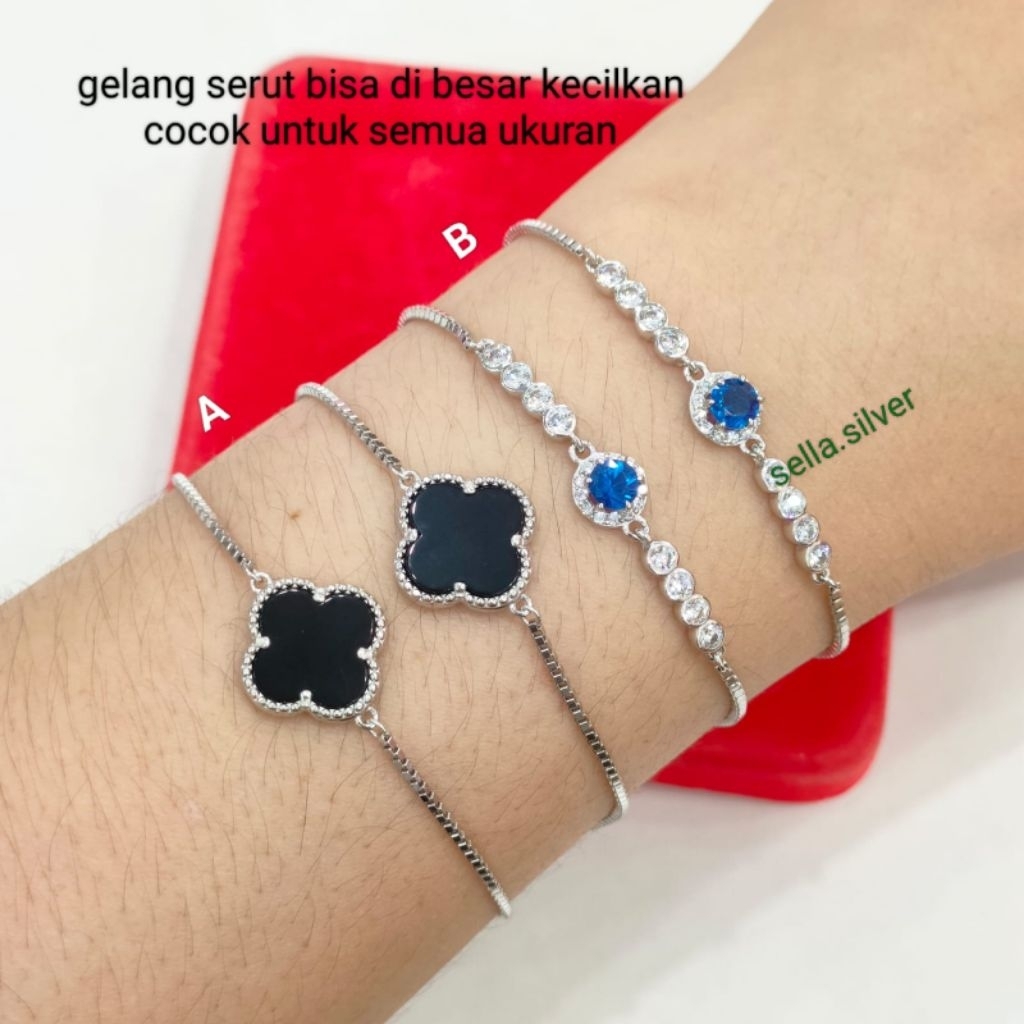 Gelang Serut Perak Silver 925 Asli