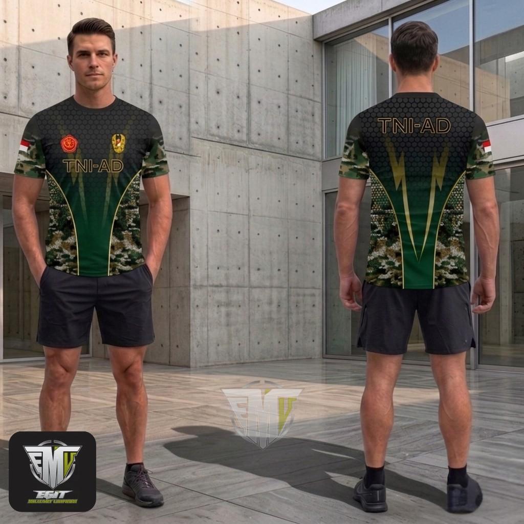 Kaos Jersey Loreng TNI AD