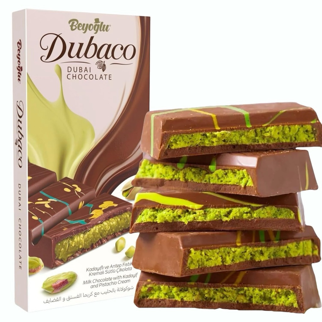 DUBACO COKLAT PISTACHIO TURKI