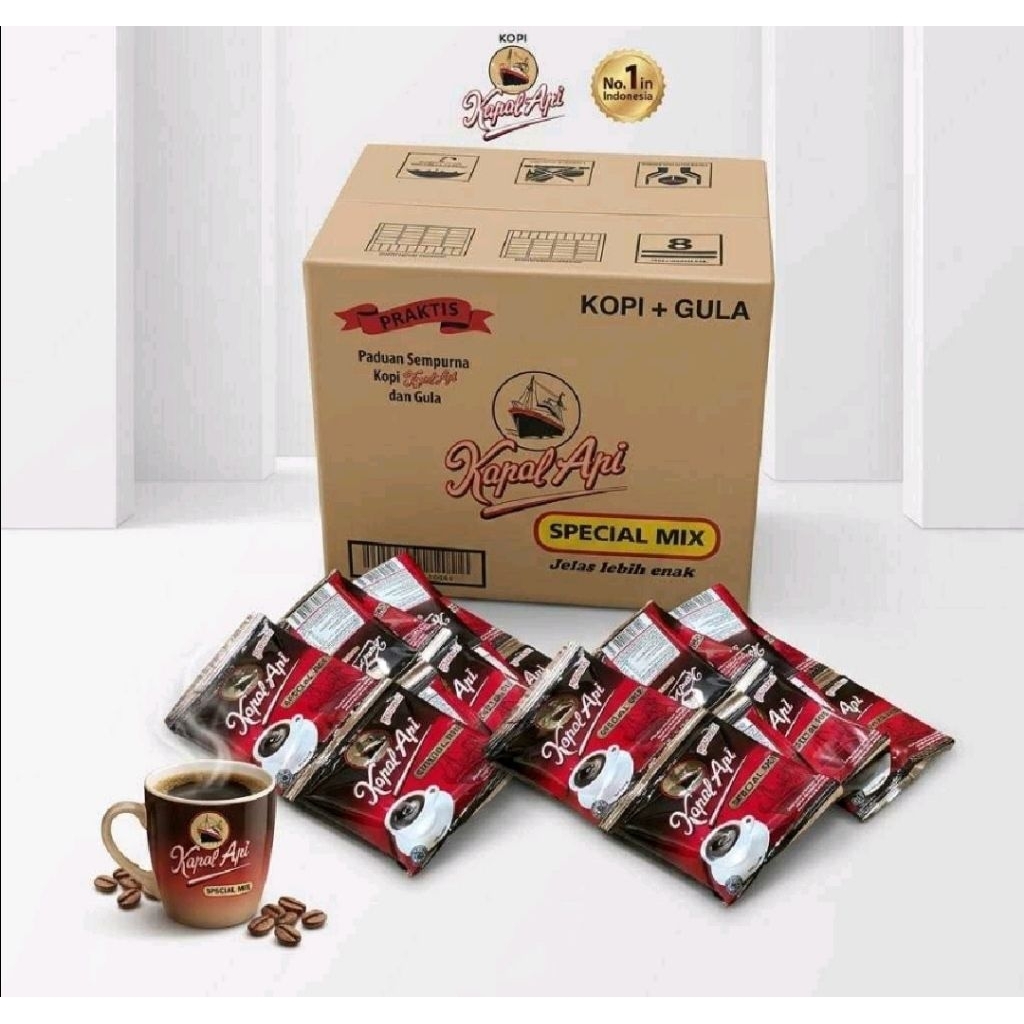 1 Dus Kopi Kapal Api Mix 12 Renceng