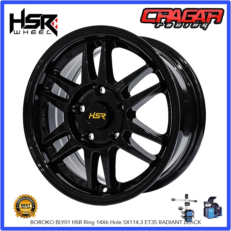 Velg Murah Ring 14 Lubang 5 Untuk Carry Grandmax Apv L300 Kuda Dll - Hsr Bly01 R14
