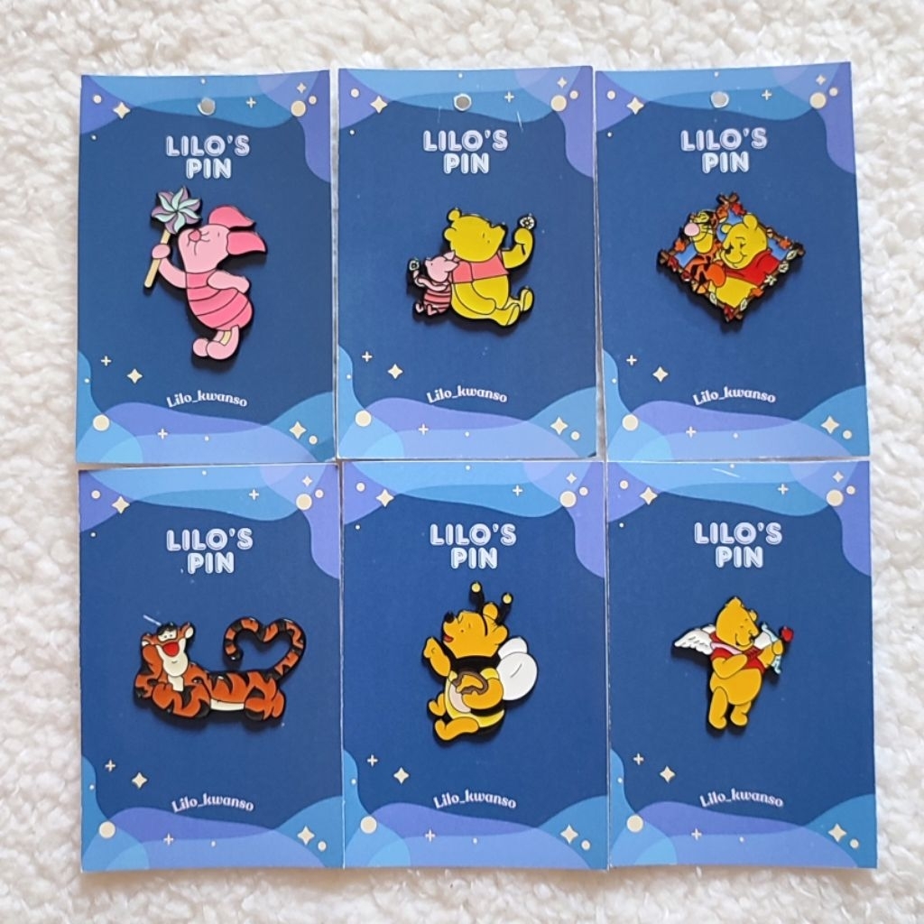 Enamel Pin Karakter Winnie the Pooh