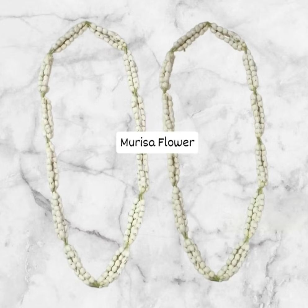 Kalung melati / ronce kalung bunga melati fresh 3 lapis