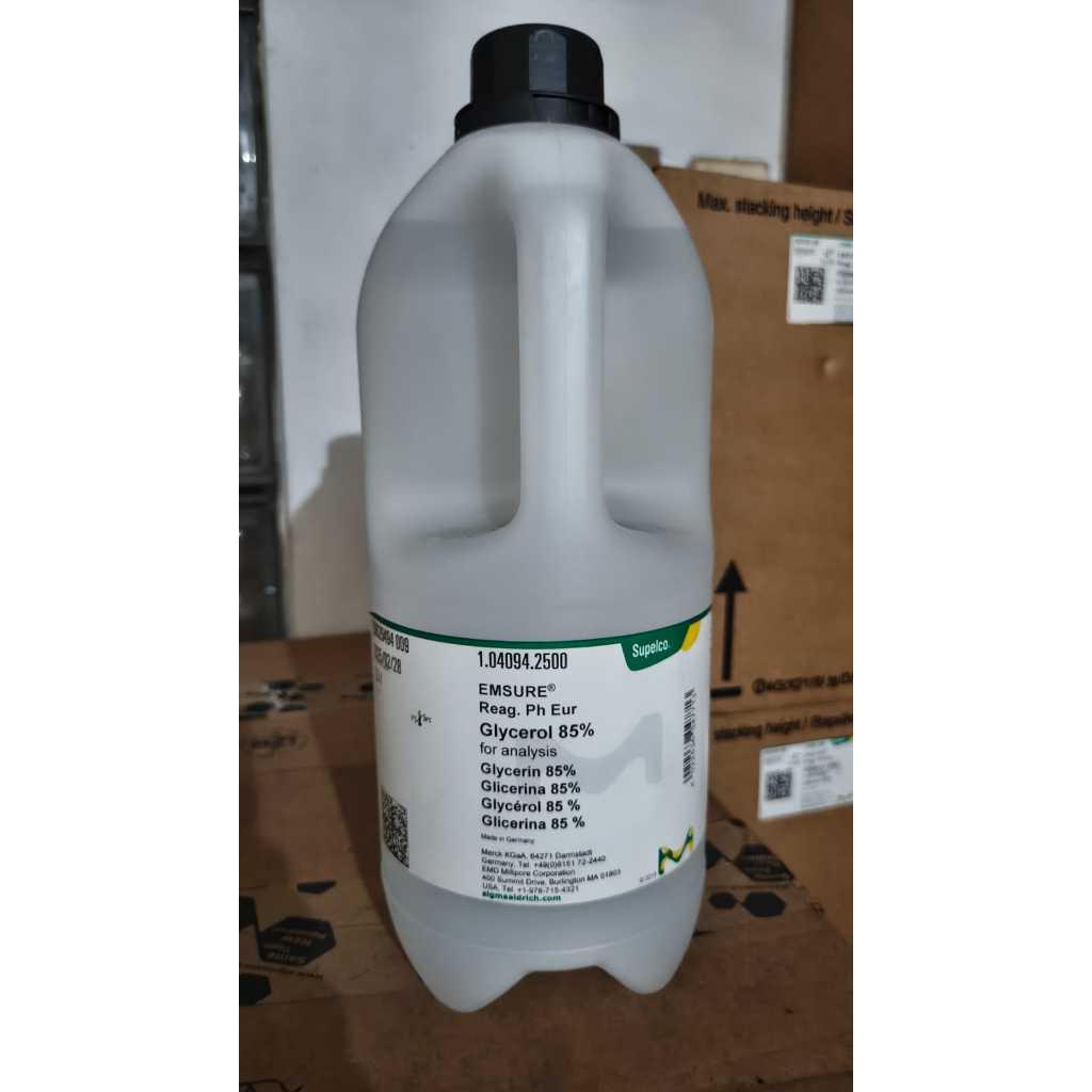 Glycerol 100mL Merck 104094 / Gliserol  Pro Analis REPACK