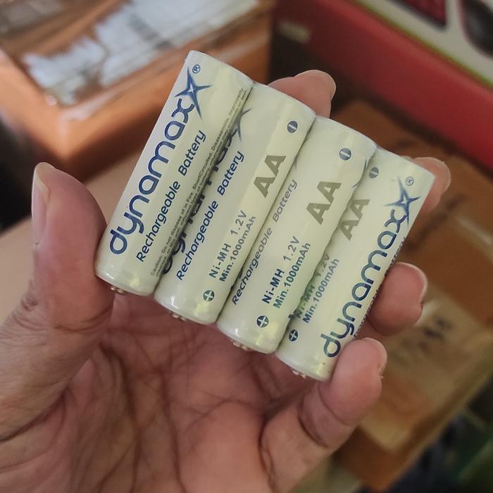 Baterai AA charge / baterai charger dynamaxx / baterai Cas AA 4pcs