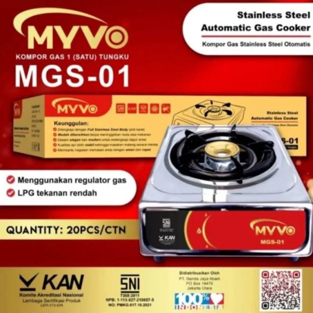 Myvo Kompor Gas 1 Tungku MGS-01