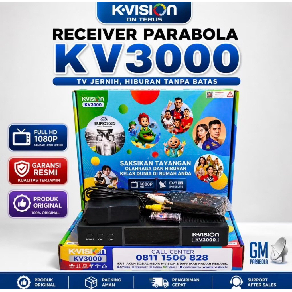 Receiver kvision bromo kV3000 (penerus C2000) / kvision C2000