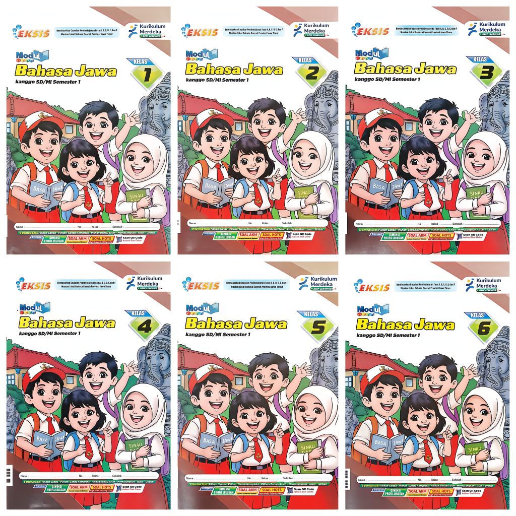 LKS SD MI EKSIS BAHASA JAWA KELAS 1 2 3 4 5 6 SEMESTER 1 GANJIL TA. 2026 / 2027  KURIKULUM MERDEKA |