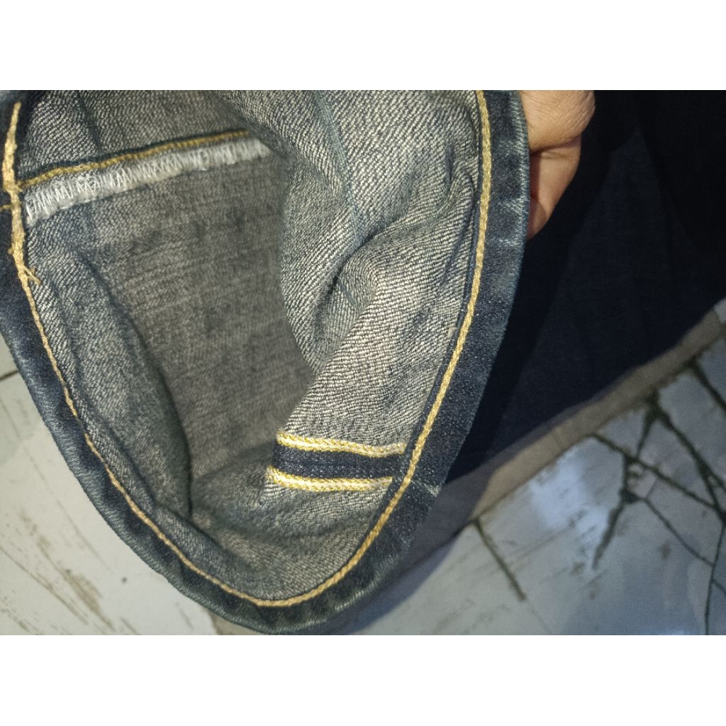 Denim Bluestates 20 oz size 32 Slimstraight kaku dan tebal