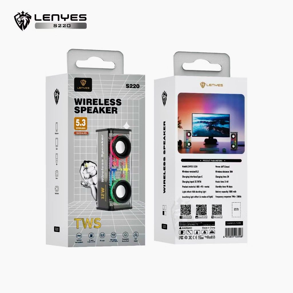 Speaker Bluetooth Lenyes S220