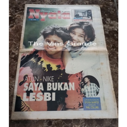Tabloid Nyata Cover Nike Ardilla Tahun 1995 (LANGKA)