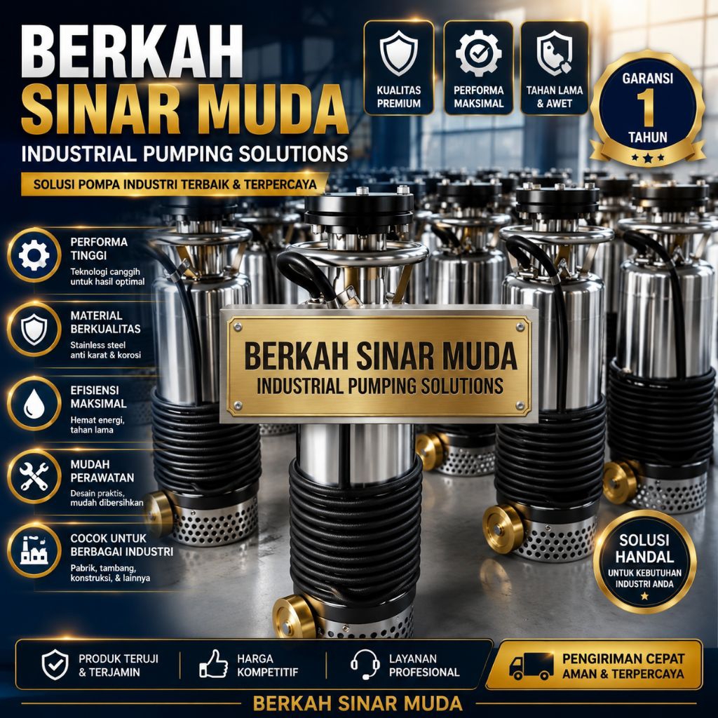 Pompa Celup 4" Submersible Pump 5HP Casing Full Stainless Kolam Ikan POMPA AIR LAUT WS KUAT & TAHAN 