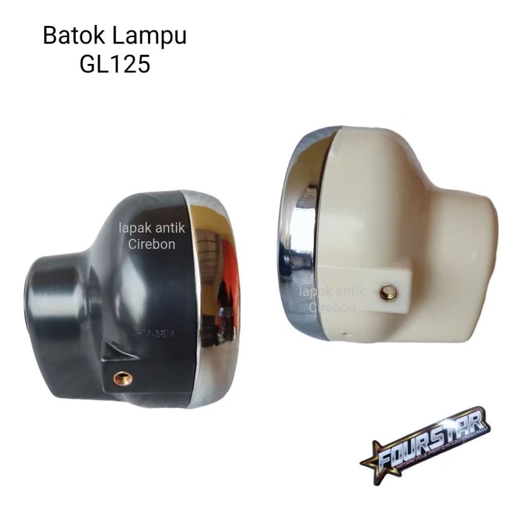 Batok lampu GL100/GL125 platina 79style detail original