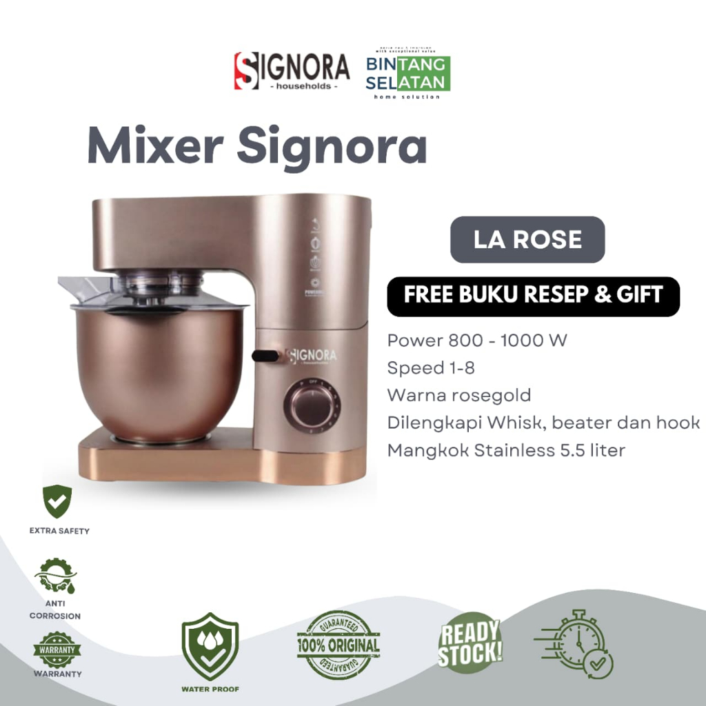 STANDING MIXER LA ROSE SIGNORA MIXER PENGOLAH SAYURAN BUMBU DAPUR