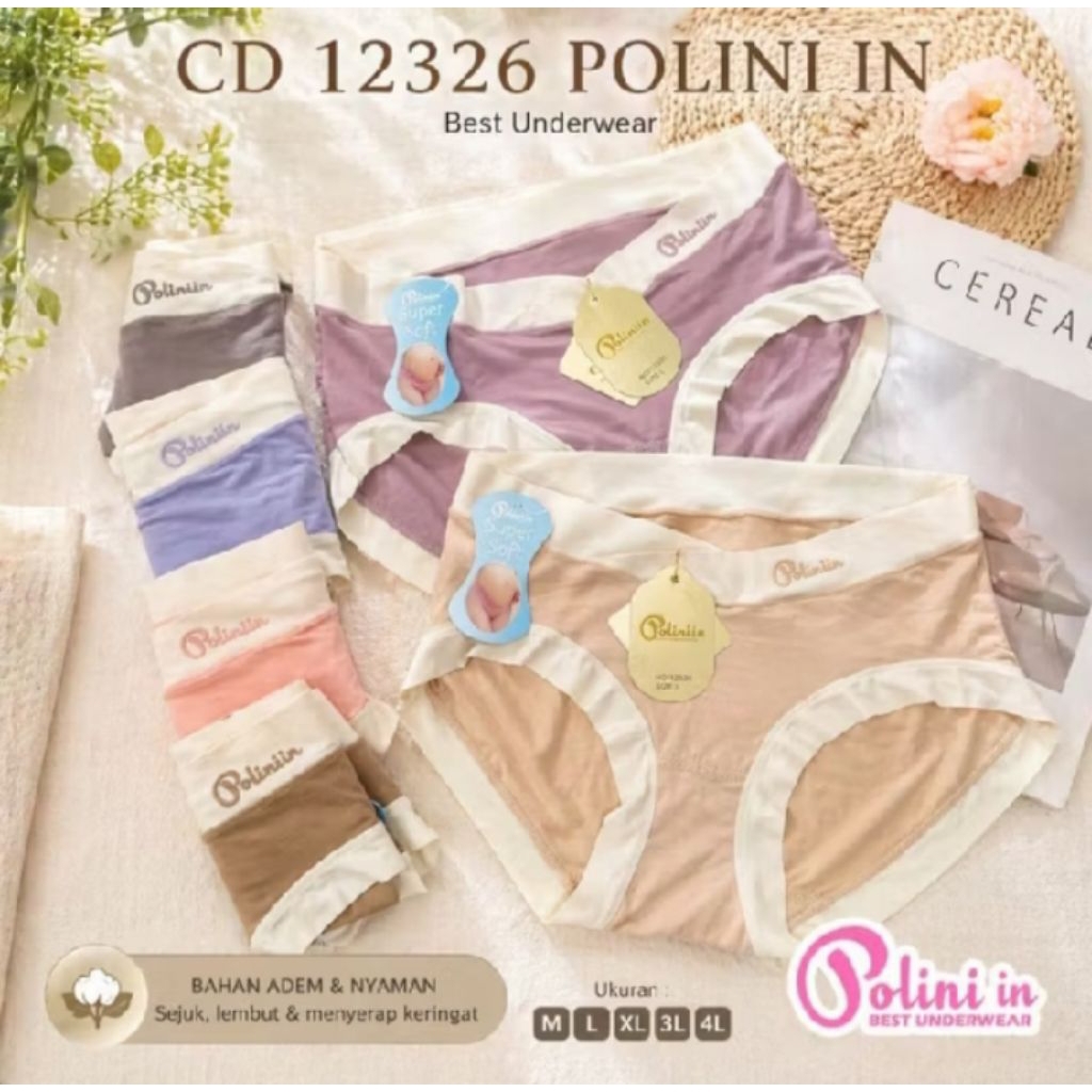 CELANA DALAM POLINI IN SUPER SOFT SIXE XXL