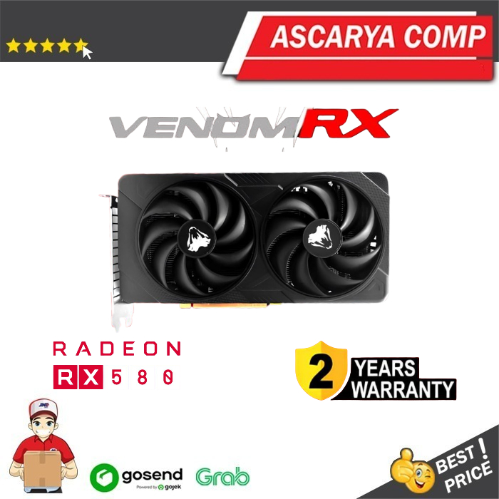 VenomRX Radeon RX 580 8GB GDDR5 256Bit VGA RX580
