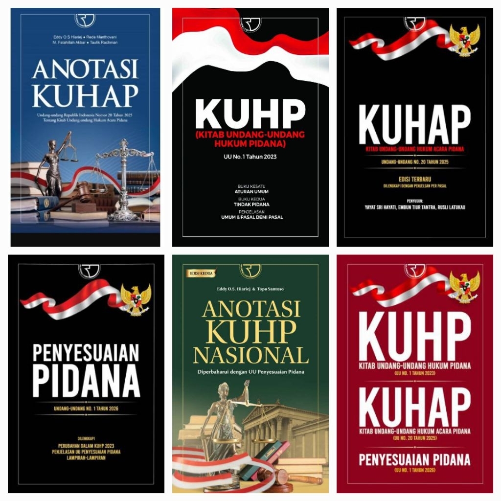 BUKU ORIGINAL KUHP, KUHAP, ANOTASI KUHP, ANOTASI KUHAP, Penyesuaian Pidana