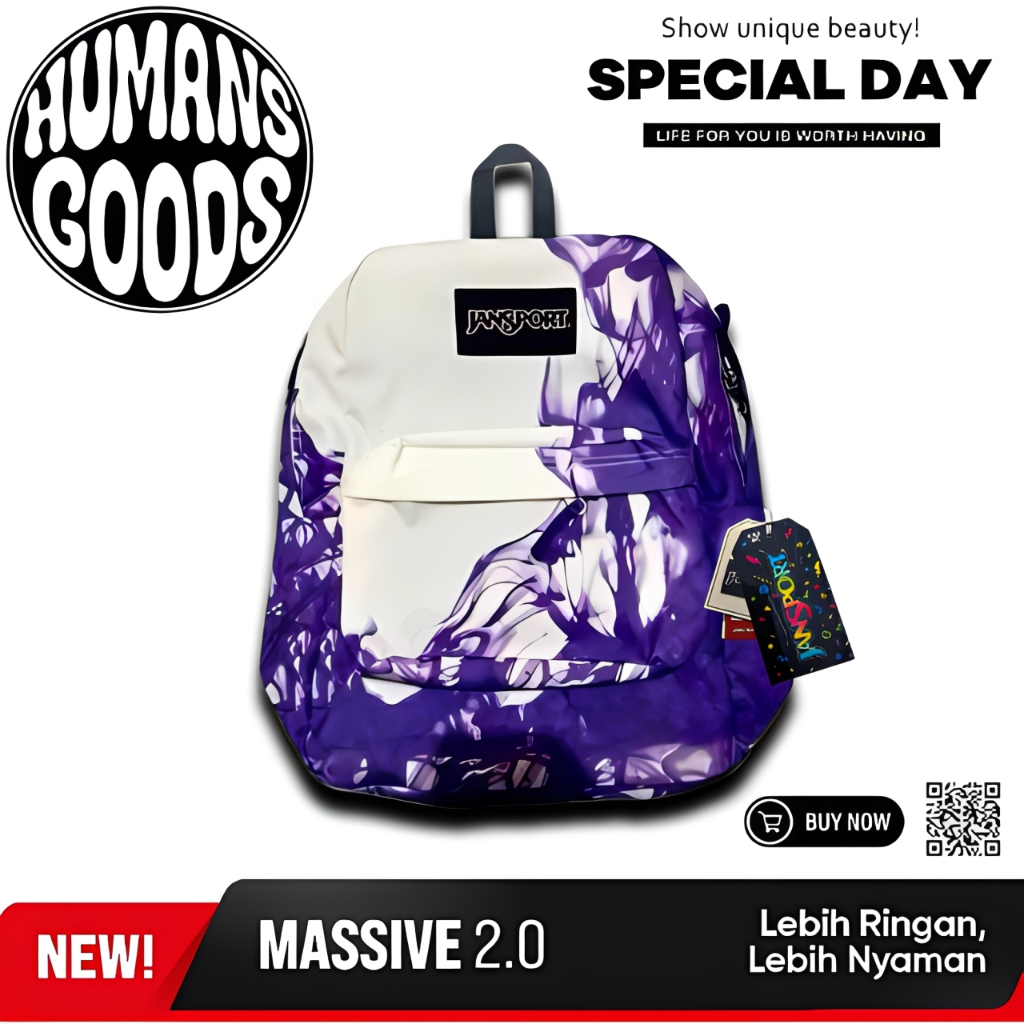 HUMANS GOODS - TAS JANSPORT ASAP UNGU BACKPACK LIMITED EDITION - TAS JANSPORT - JANSPORT ASAP UNGU S