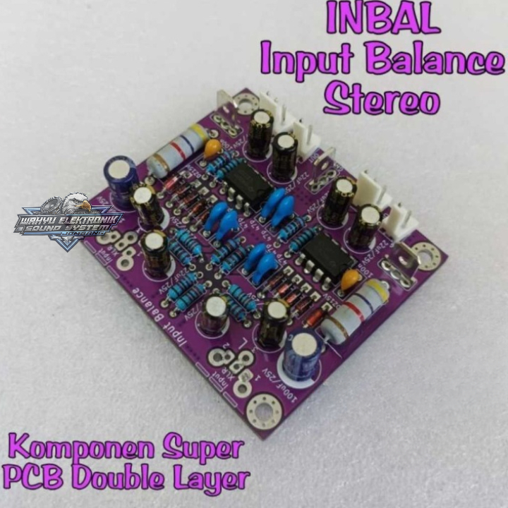INBAL Input Balance Stereo PCB Double Layer FR4