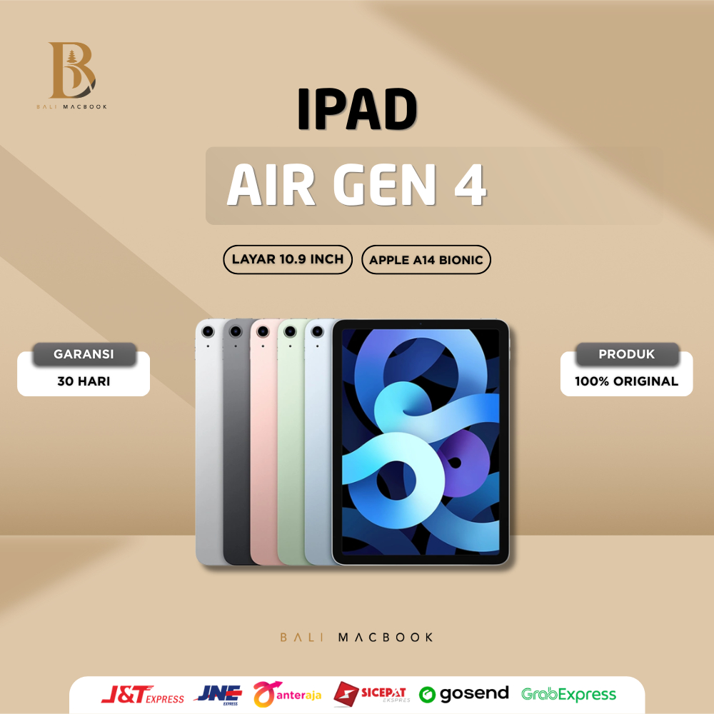 Apple iPad Air Gen 4 2020 10 inch 64GB - 256GB Second Original Bergaransi