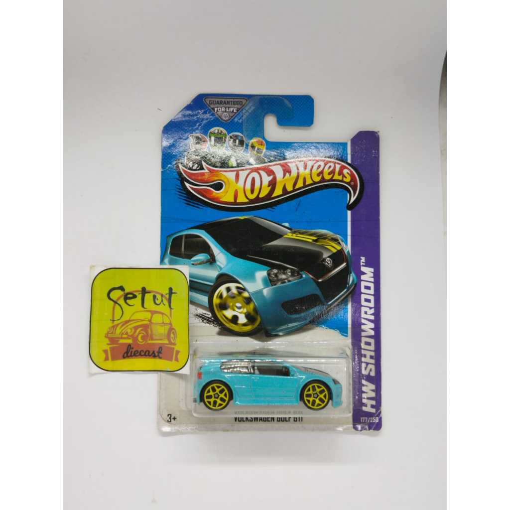 HOT WHEELS HOTWHEELS VOLKSWAGEN GOLF GTI HW SHOWROOM BIRU TOSCA BLUE