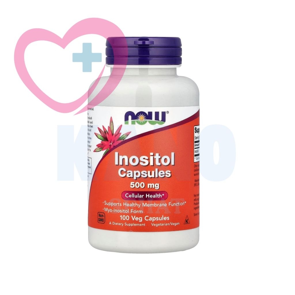 Suplemen NOW Inositol Capsules 500mg