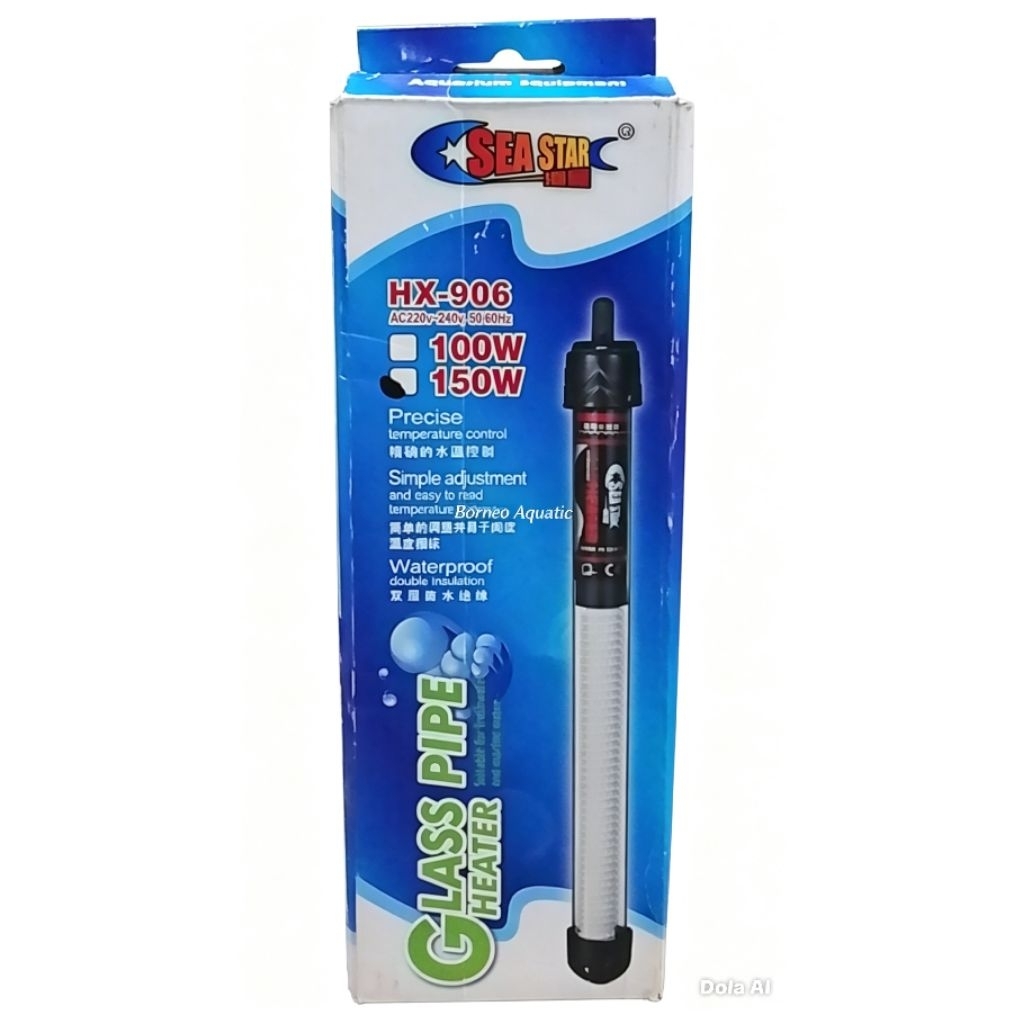 HEATER KACA AQUARIUM // PEMANAS AIR AQUARIUM // SEA STAR HX 906 150 W