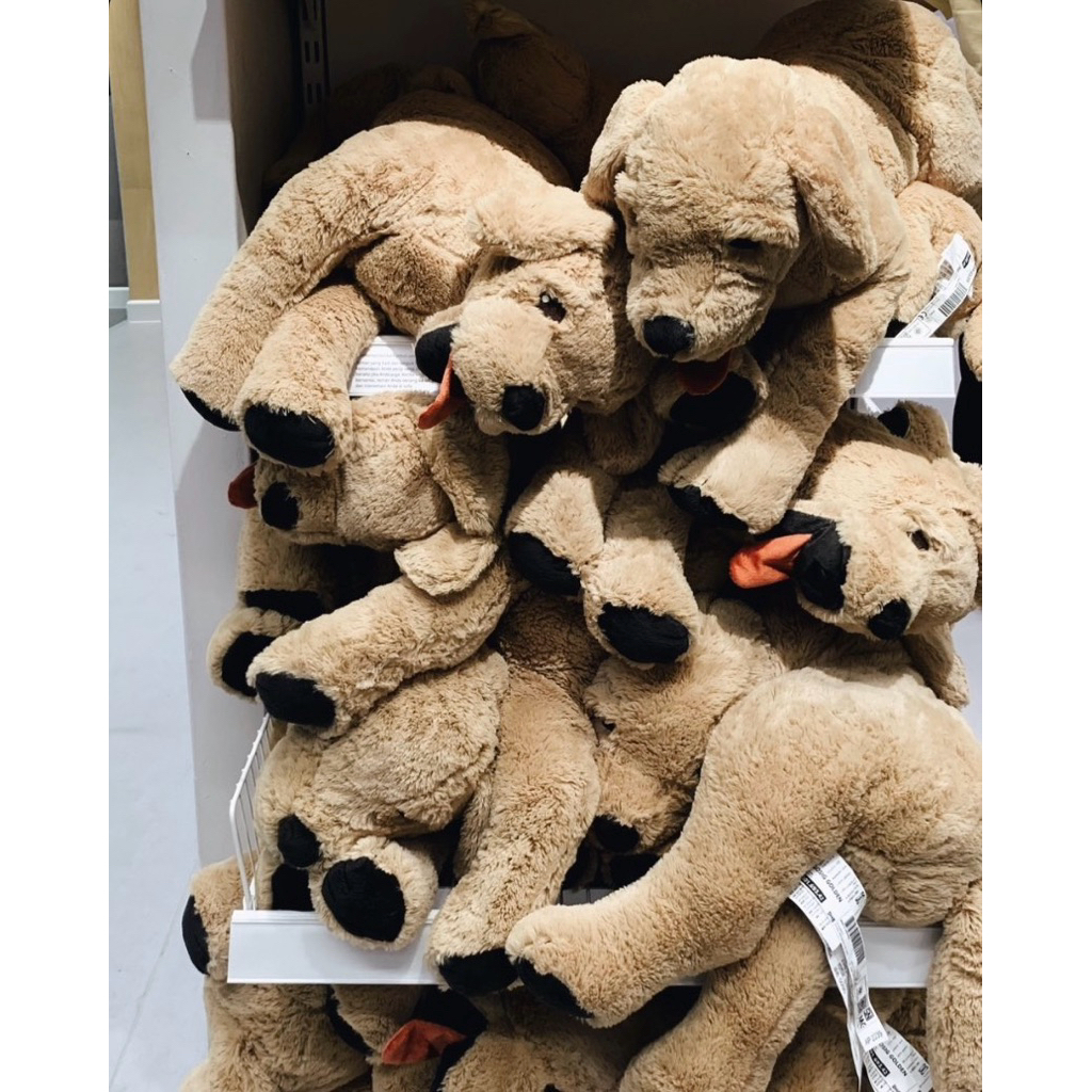 Preloved-Boneka Anjing Ikea 70cm