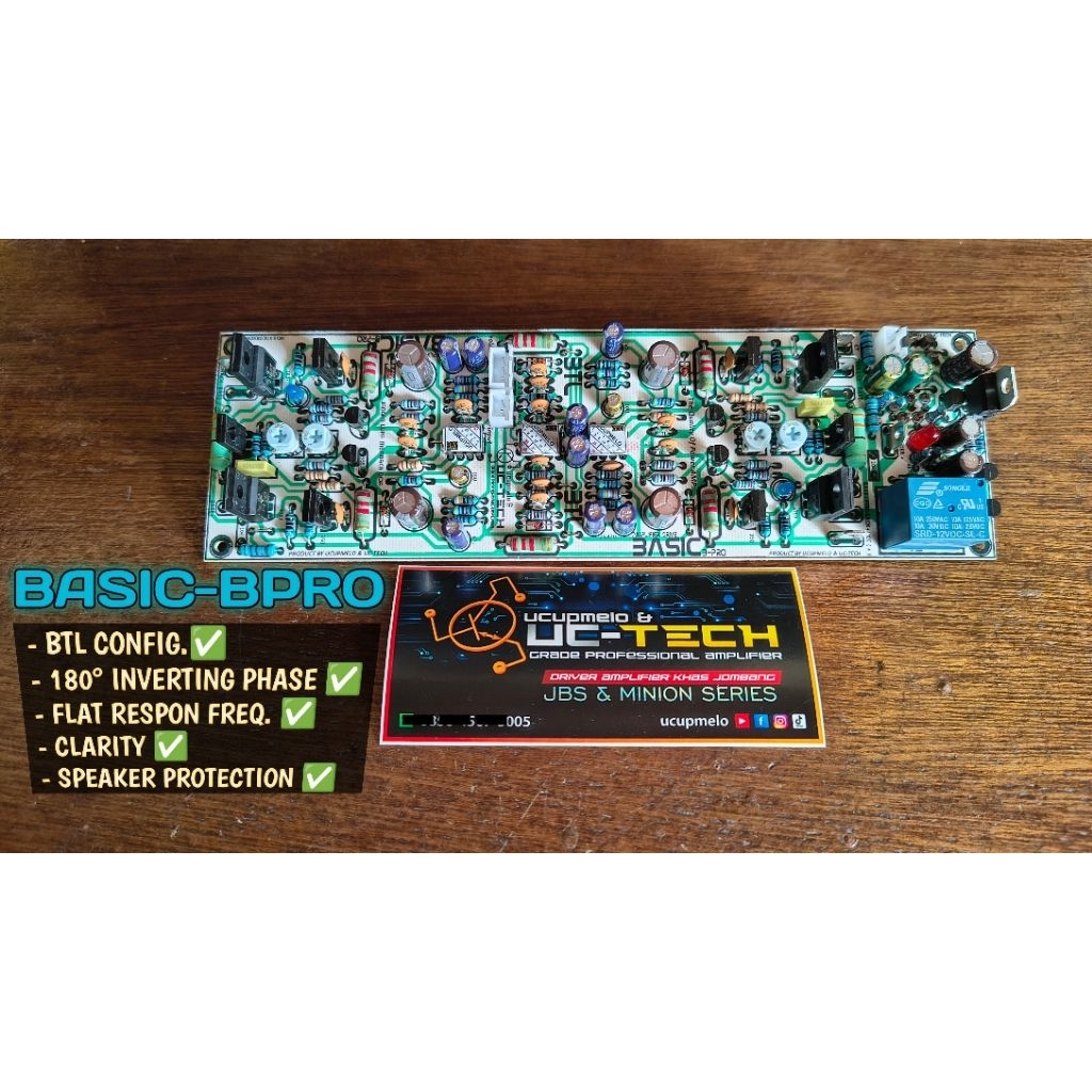 BASIC-BPRO DRIVER POWER AMPLIFIER DRIVER BTL