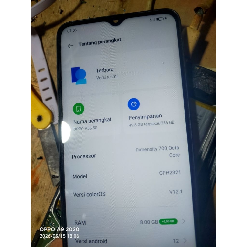MESIN OPPO A56 5G RAM 8/256 NORMAL JAYA